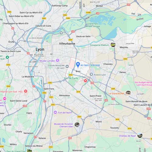 google maps chaponost