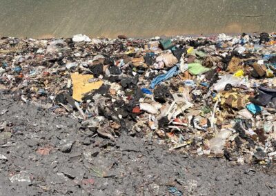Déchets avant confinement sur le site de Granges
